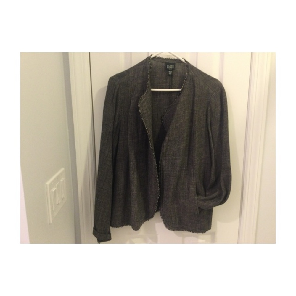 Eileen Fisher Knit with Fringe Cardigan